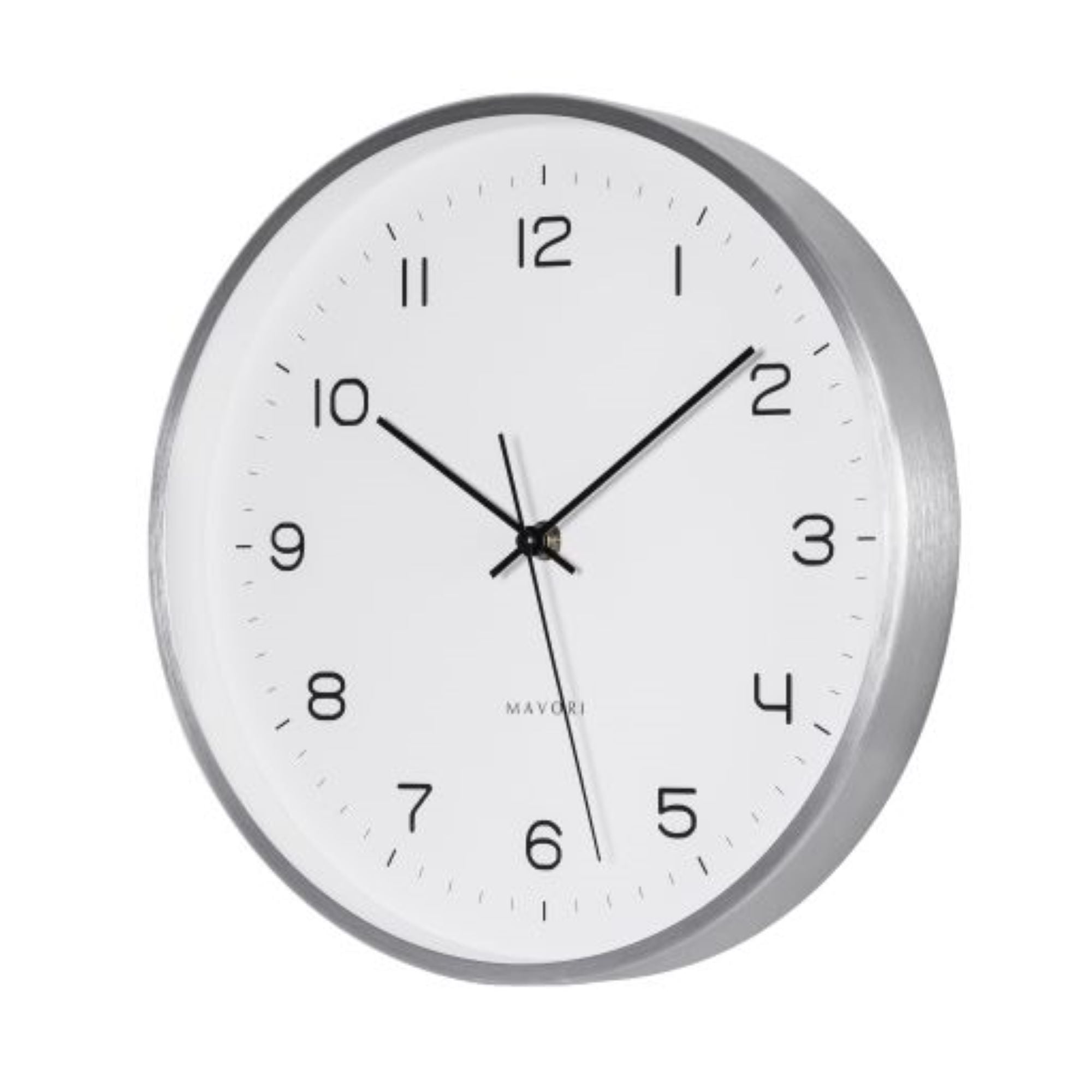 NEUES MODELL - ANALOGE WANDUHR mit Metallrahmen - lautlos und sehr stilvoll