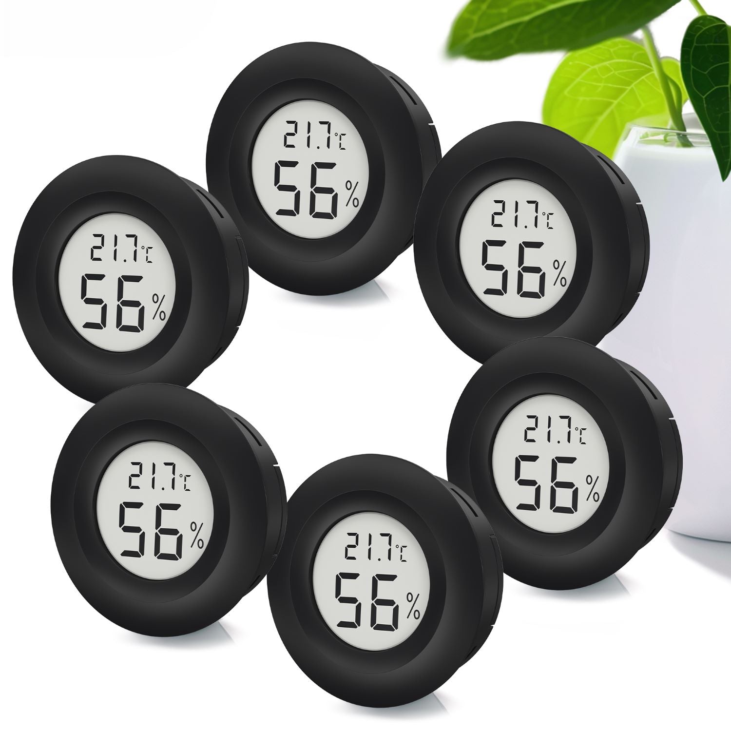 MINI HYGRO-THERMOMETER - sehr zuverlässig und vielseitig einsetzbar - inklusive Batterien