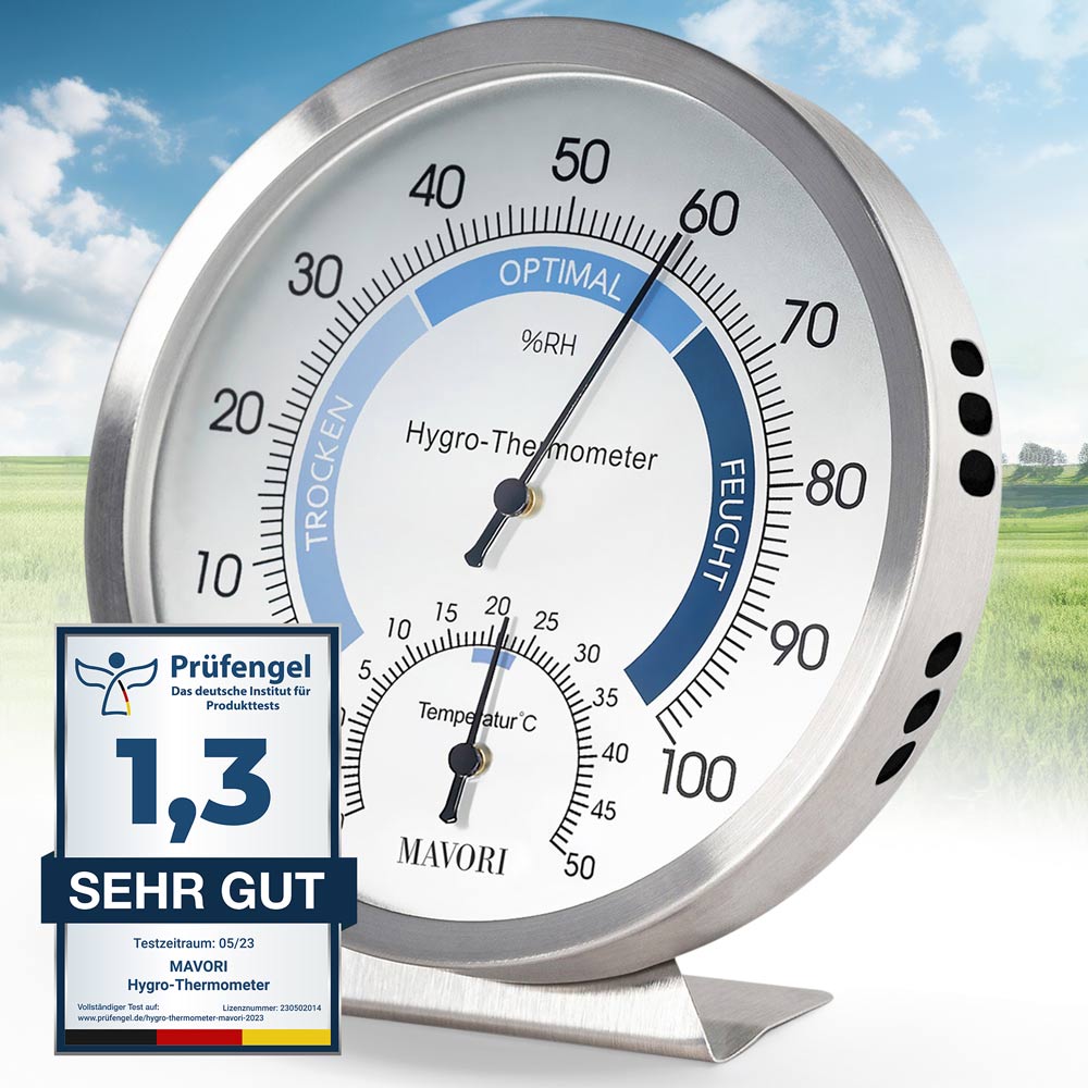 HYGRO-THERMOMETER & LUFTENTFEUCHTER - Die perfekte Kombination