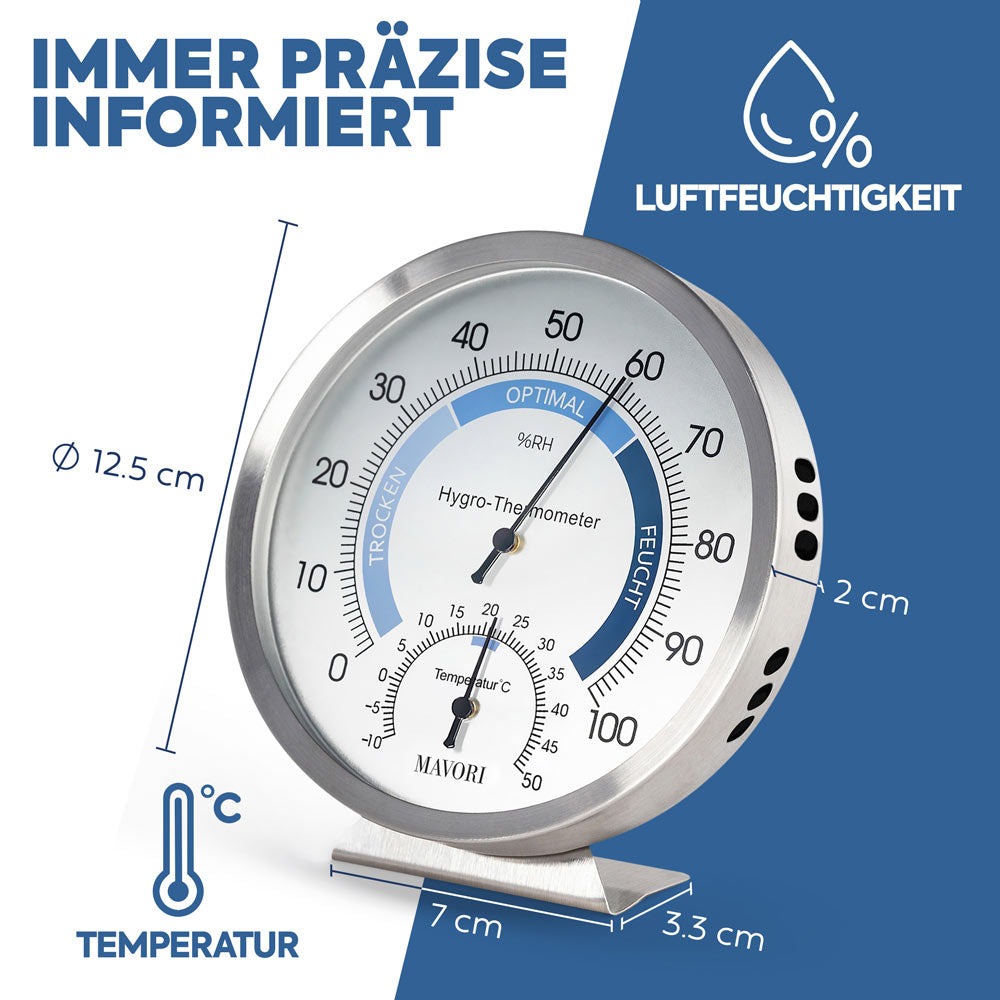 HYGRO-THERMOMETER & LUFTENTFEUCHTER - Die perfekte Kombination