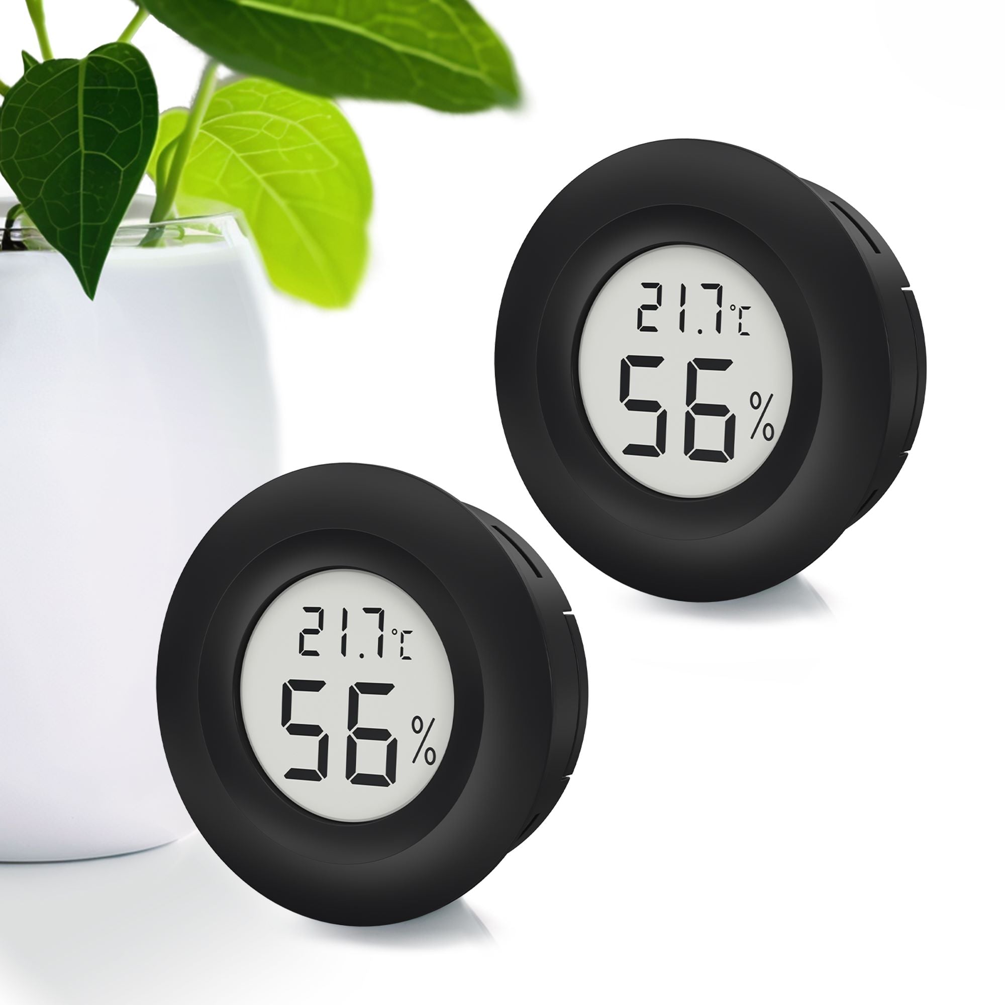 MINI HYGRO-THERMOMETER - sehr zuverlässig und vielseitig einsetzbar - inklusive Batterien