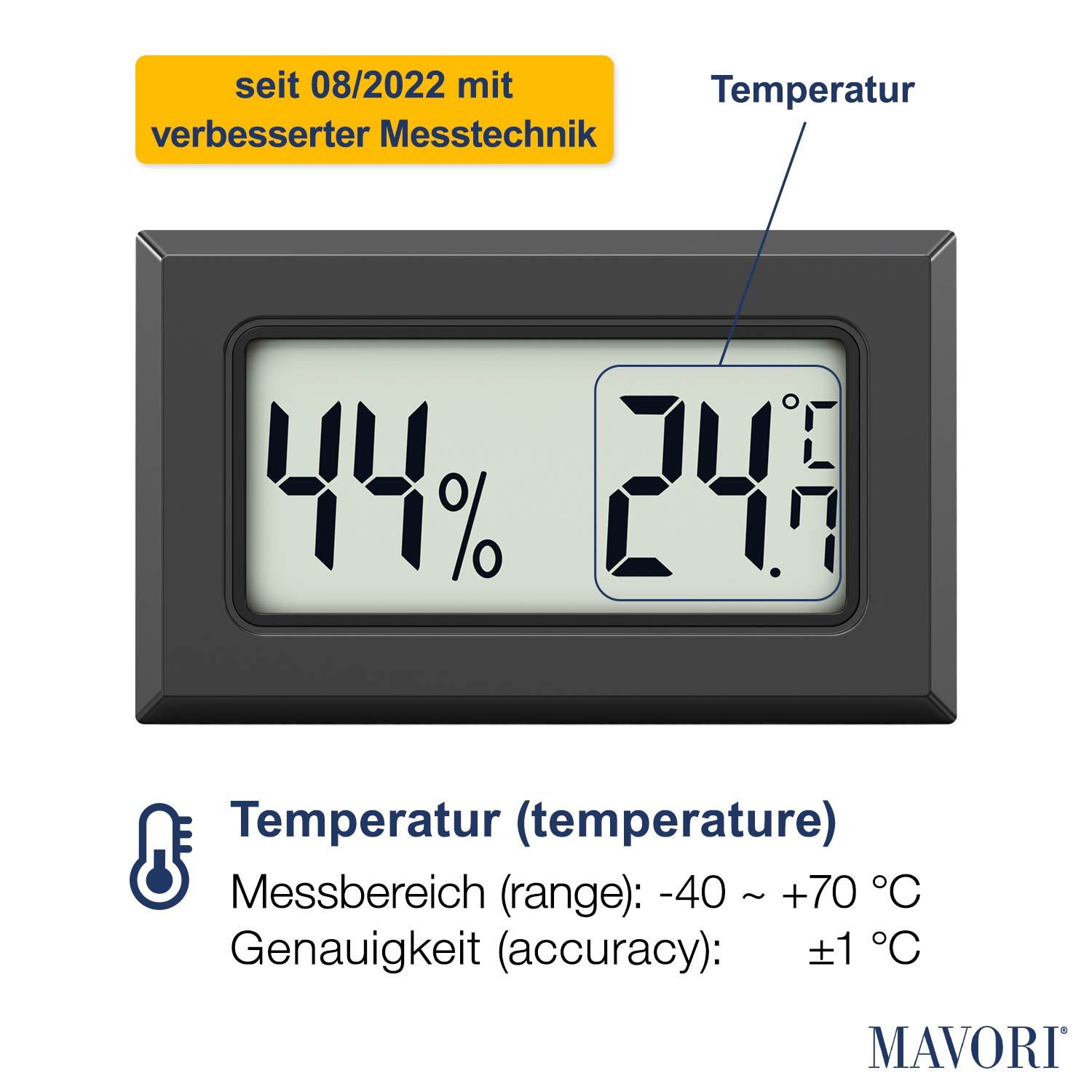 MINI HYGRO-THERMOMETER - vielseitig verwendbar und inklusive Batterien