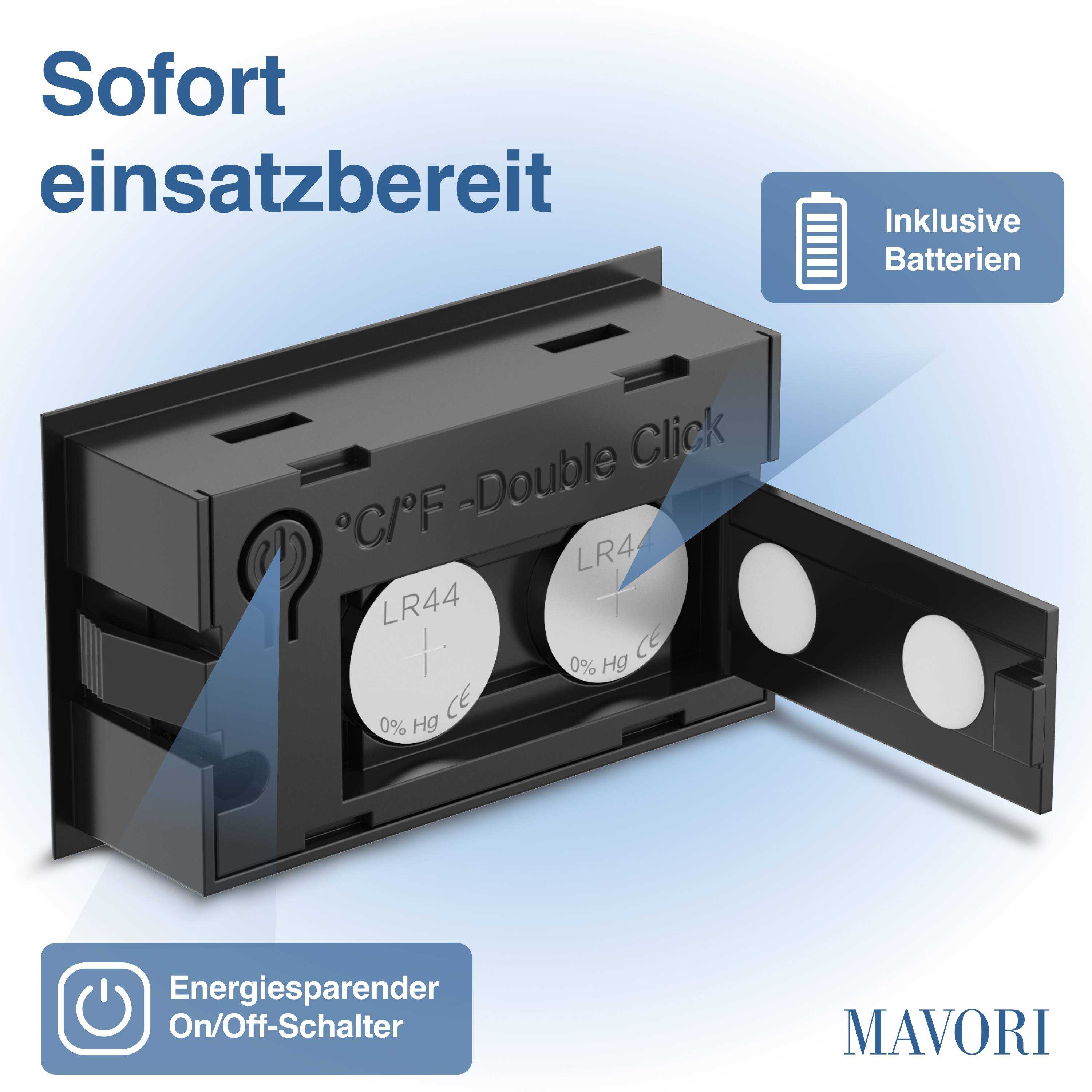 MINI HYGRO-THERMOMETER - vielseitig verwendbar und inklusive Batterien