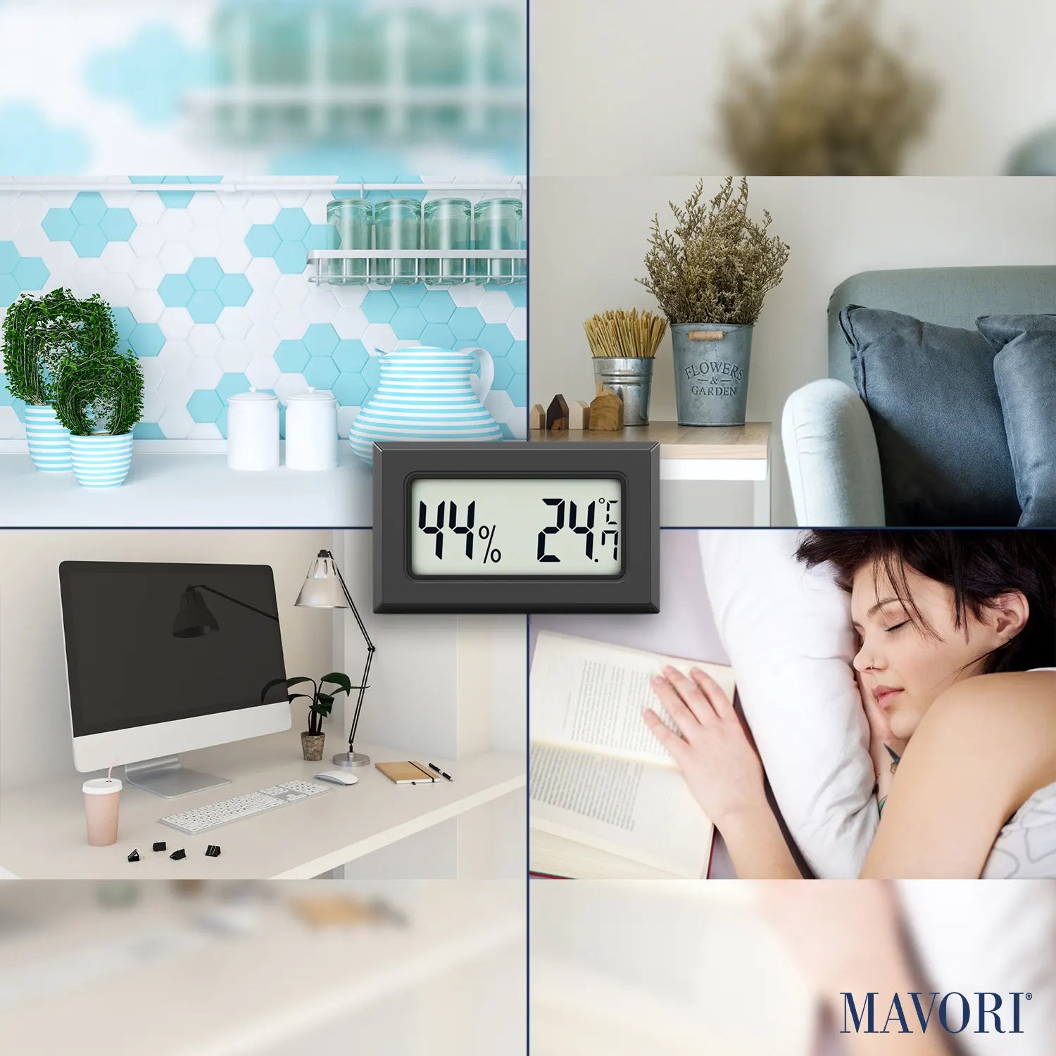 MINI HYGRO-THERMOMETER - vielseitig verwendbar und inklusive Batterien