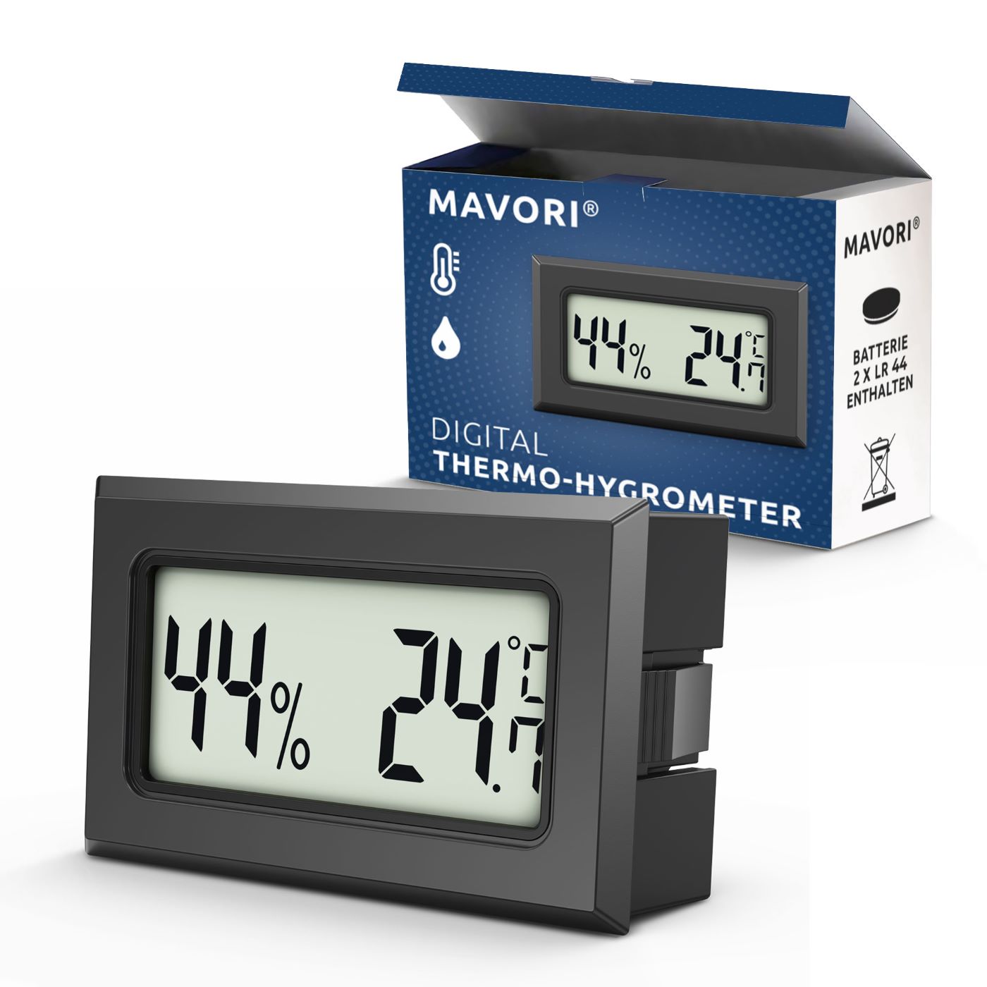 MINI HYGRO-THERMOMETER - vielseitig verwendbar und inklusive Batterien