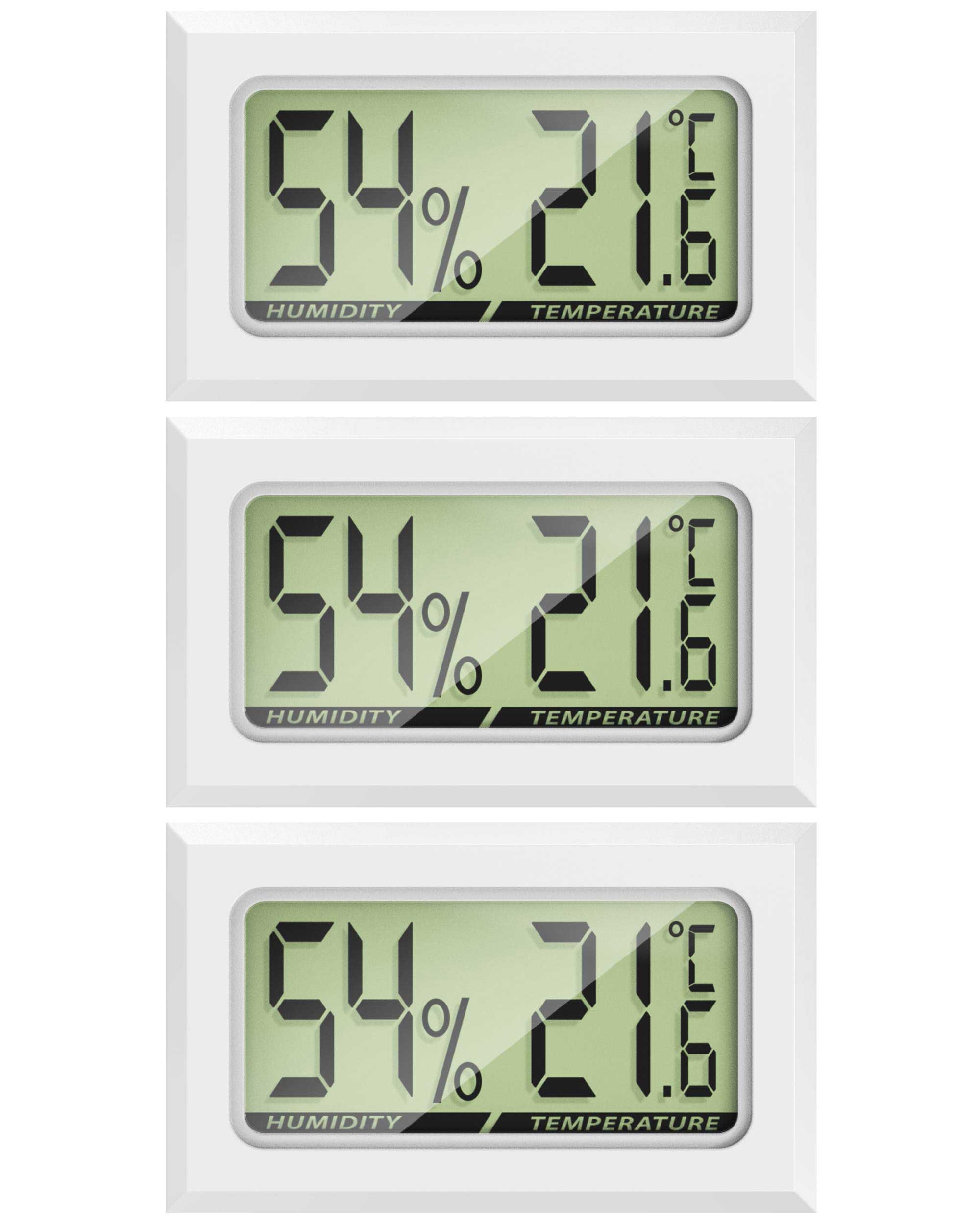 MINI HYGRO-THERMOMETER - zuverlässig und genau - inklusive Batterien