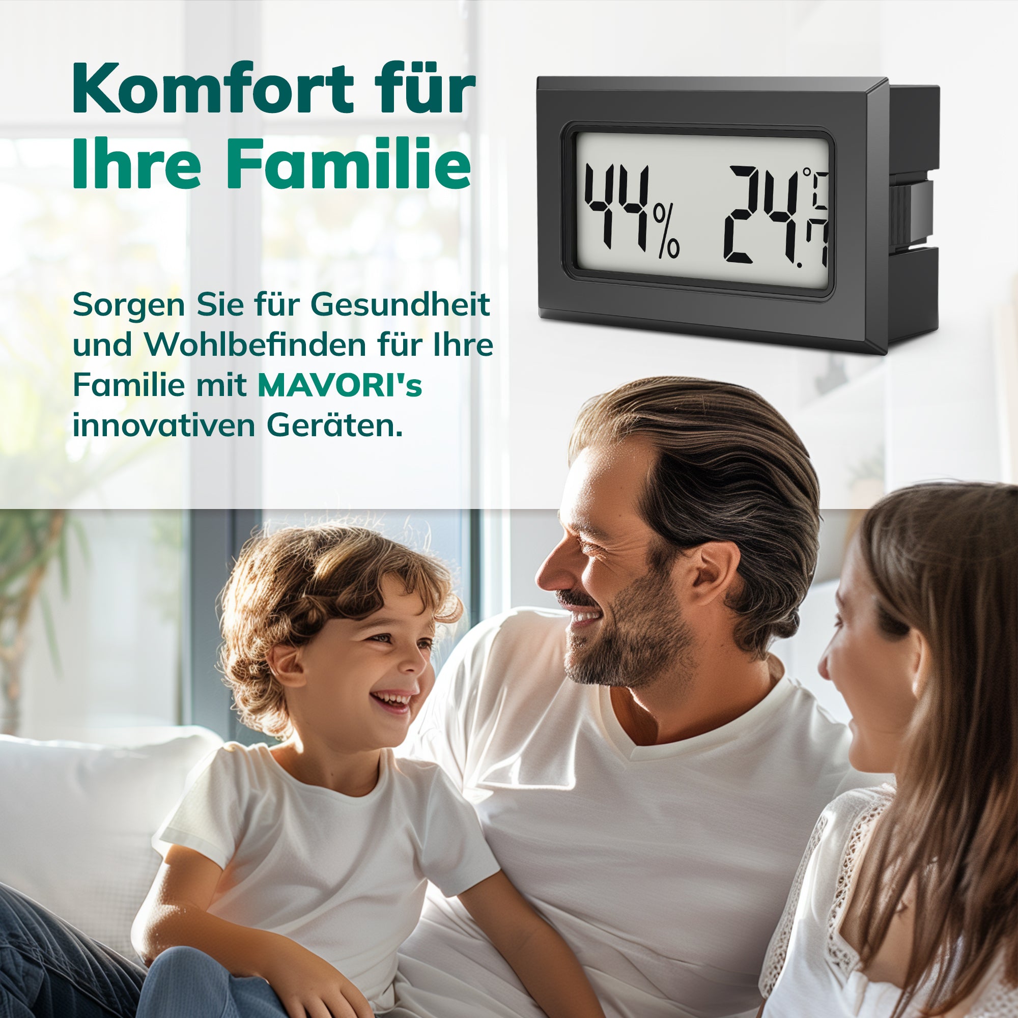 MINI HYGRO-THERMOMETER - vielseitig verwendbar und inklusive Batterien