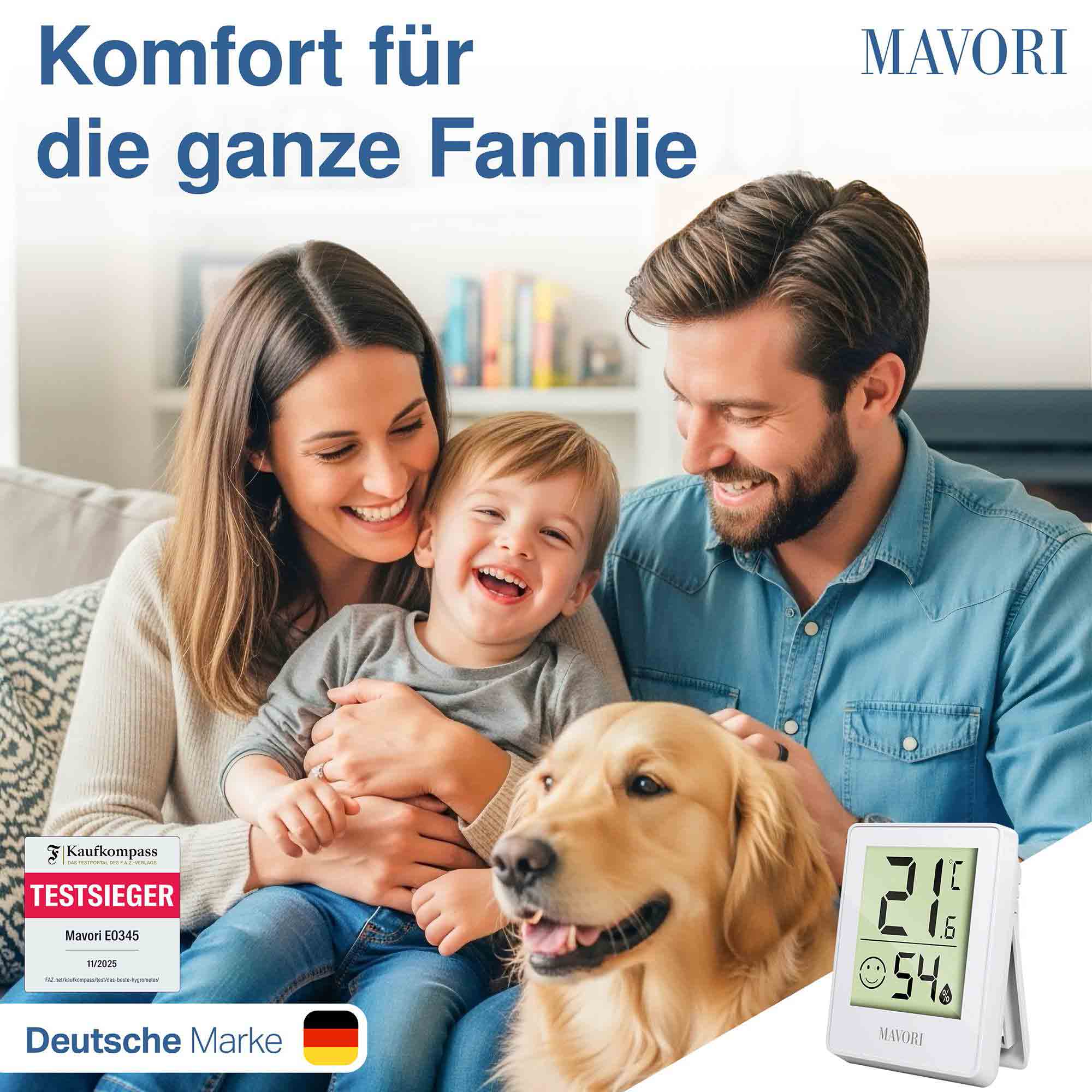 DIGITALER HYGRO-THERMOMETER - kompakt und mit präzisen Messwerten