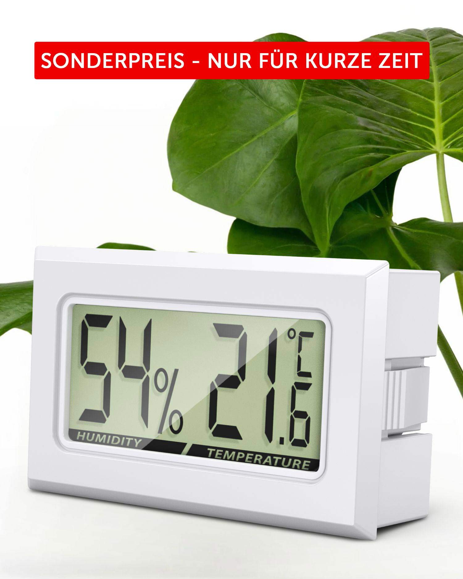 MINI HYGRO-THERMOMETER - zuverlässig und genau - inklusive Batterien